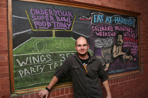 The Squeak of the Chalk, the Thrill of the Menu