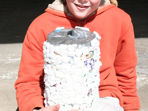 Nine-Year Old Wins First Egg-Drop Event