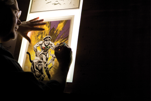 Renaissance Graphic Novelist Mark Wheatley does it all: painting, drawing, writing and composing music.