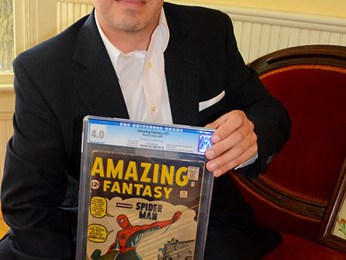 Holding History in His Hands